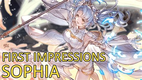 【granblue fantasy】first impressions on sophia water ver youtube