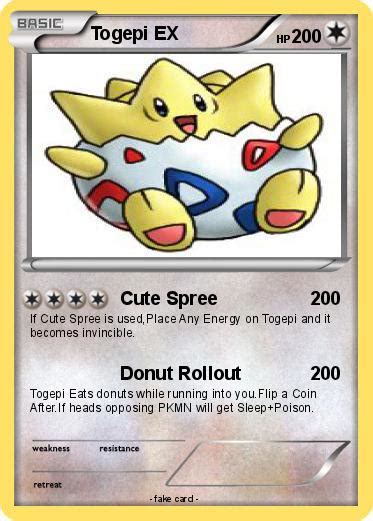 Pokemon card descriptions still very drafty, i put what i have done so far 12. Pokémon Togepi EX 2 2 - Cute Spree - My Pokemon Card