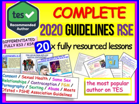 Relationships Sex Education Pshe Rse Teaching Resources