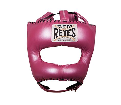 Cleto Reyes Pink Headguard With Nylon Pointed Face Bar