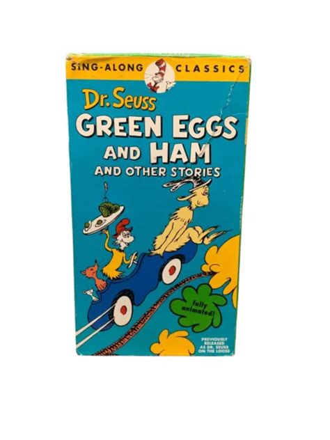 Vhs Tape Dr Seuss Green Eggs And Ham And Other Stories Sing Along