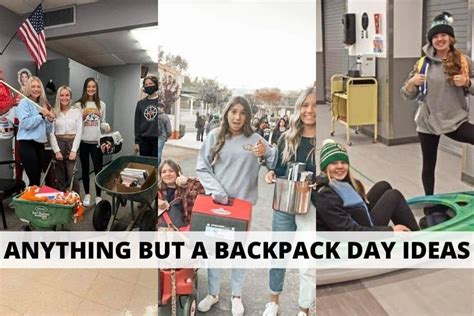 19 Hilarious Anything But A Backpack Day Ideas 2022