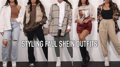 Fall Shein Outfit Ideas Huge Shein Try On Styling Fall Outfits 2021