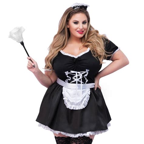 Lovehoney Fantasy Plus Size Deluxe French Maid Costume Lovehoney Uk
