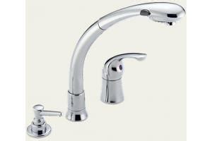 Illustrations and descriptions of the delta 2176 do not claim to be complete or exhaustive. Delta Waterfall 474 Chrome Lever Handle Pull-Out Kitchen ...