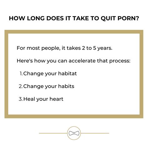 how long does it take to quit porn