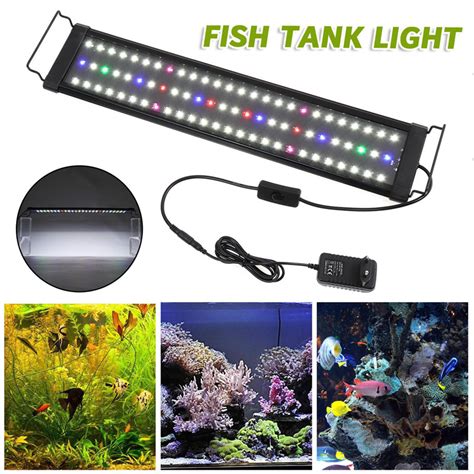 78 Led Rgb Aquarium Light Full Spectrum Freshwater Fish Tank Plant