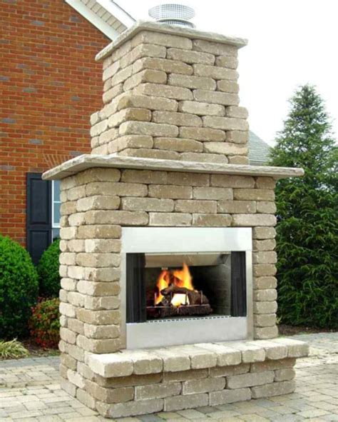 Outdoor Fireplace Kits 2 Outdoor Fireplace Kits Backyard Fireplace