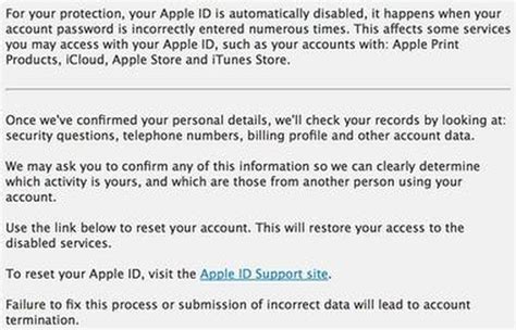 Apple ID Disabled Phishing Scam Emails Circulating Internet Silive Com