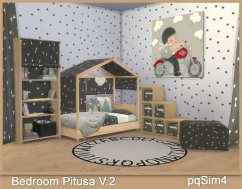 Pitusa Toddler Bedroom V2 At Pqsims4 Sims 4 Updates