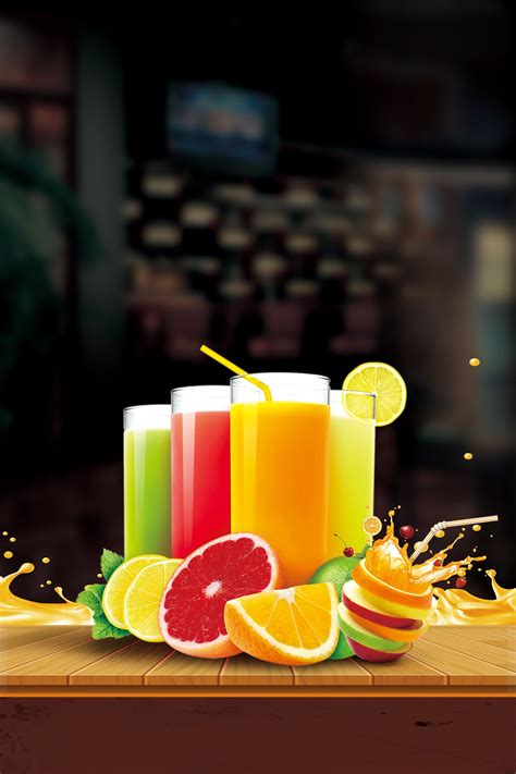 Fresh Fruit Juice Nutrition Drinks Poster Fruit Juice Fresh Fruit