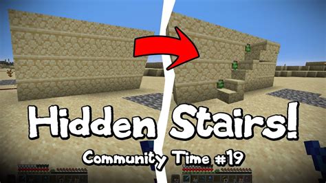 Minecraft: Hidden Stairs - Community Time #19 - YouTube