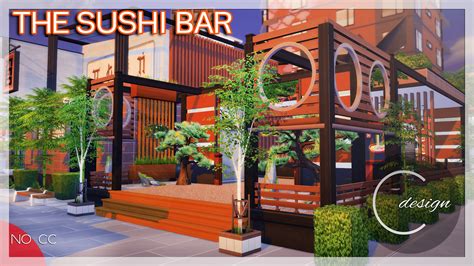 The Sushi Bar From Cross Design Sims 4 Downloads