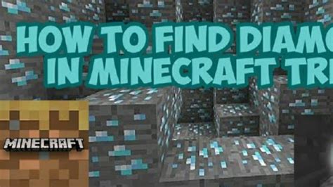 How To Find Diamonds In Minecraft Trial Youtube