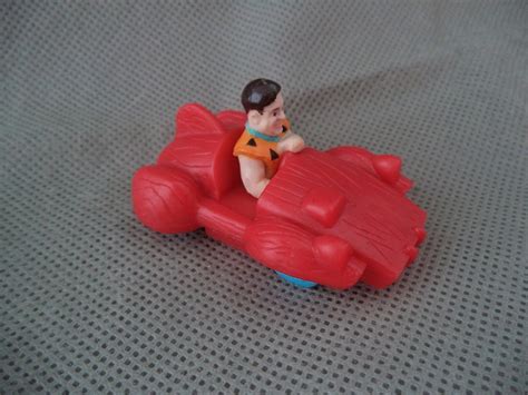 Vintage Fred Flintstones Plastic Car Mcdonalds 1990 Toy Etsy