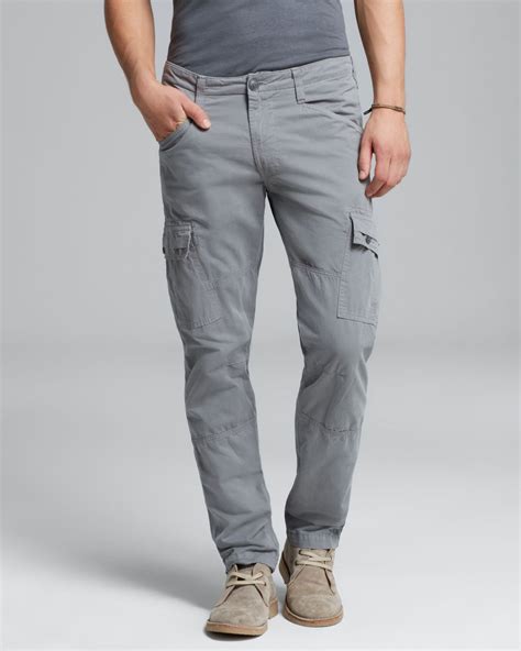 J Brand Trooper Slim Cargo Pants In Gray For Men Lyst