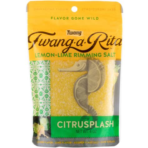 Twang A Rita 4 Oz Citrusplash Lemon Lime Rimming Salt