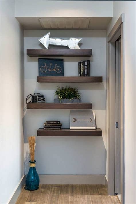The unit has three shelves, including one designed for relatively practical wall mounted kitchen shelves featuring a sturdy stainless steel construction. 22+ DIY Shelves Furniture, Designs, Ideas, Plans | Design ...