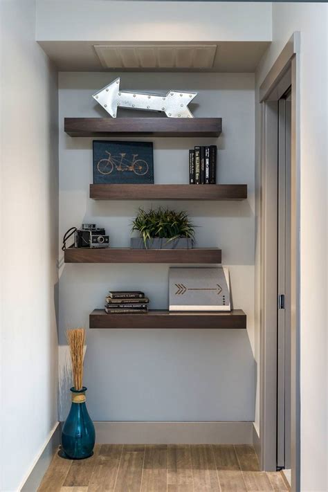 Modern wall display floating white shelves with round corner 1. 22+ DIY Shelves Furniture, Designs, Ideas, Plans | Design ...