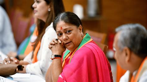 Rajasthan Polls Raje Loyalists In Bjps 2nd Candidate List Congress 1st List Has Gehlot And Pilot