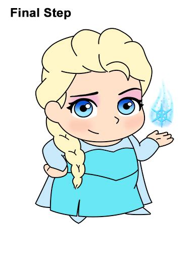 How To Draw Elsa Mini