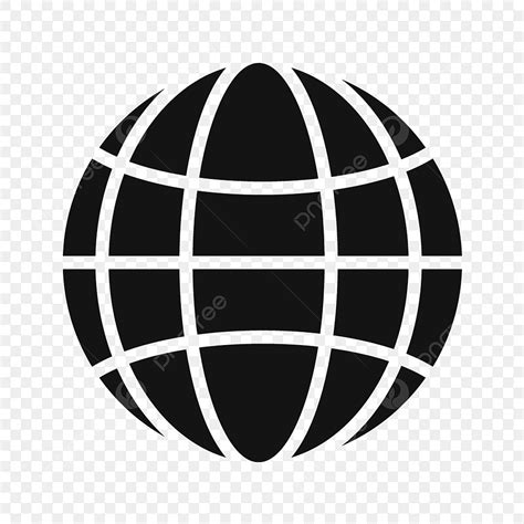 Globe Transparency Silhouette Png Images Globe Vector Icon Globe
