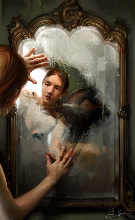 Illustrations By Cynthia Sheppard Art And Design Reflection Art Mirror Illustration Mirror