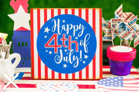 Happy Th Of July Sign Dollhouse Miniatures Happy Of July Doll House