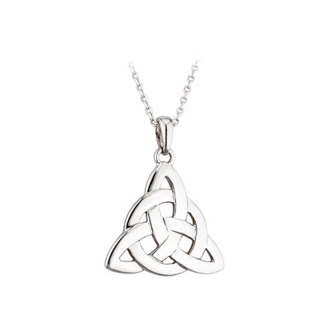 Silver Celtic Knot Pendant Solvar Irish Jewellery