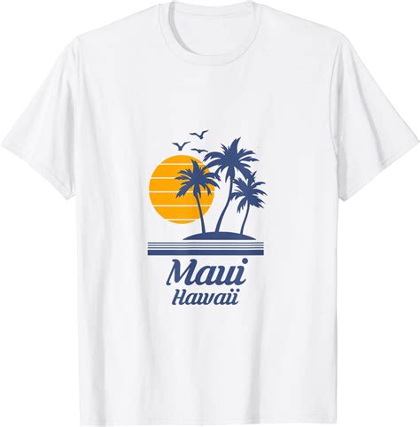 Amazon Maui Hawaii Islands Beach Vacation Gift T Shirt Clothing