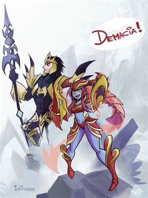 League Of Legends Shyvana And Jarvan