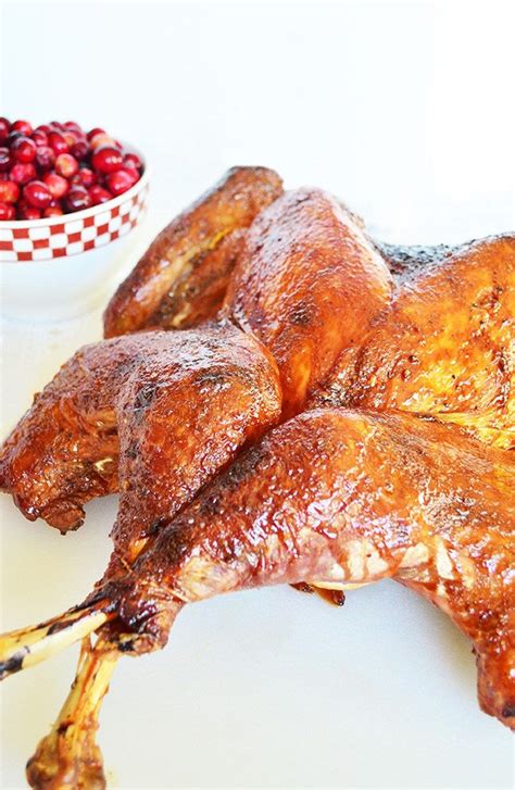 butterflied turkey with cranberry molasses glaze dry rub for chicken chicken skin barbecue dry