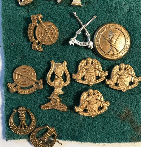 Irish Army Collection Of Badges Ob Qw The Irish Warirish Army