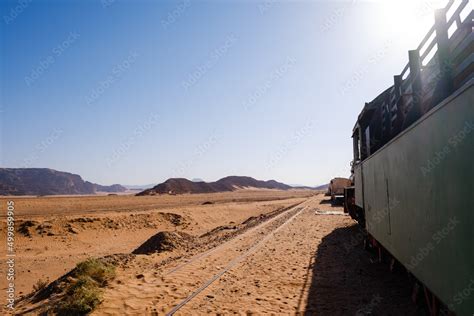 Foto De Historical Train Of The Hejaz Railway At The Station In Wadi