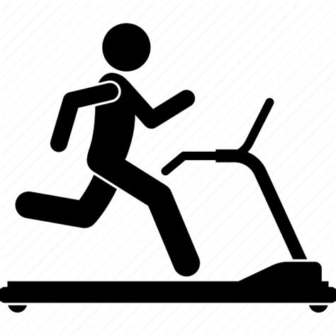 Cardio Exercises Gym Run Running Treadmill Icon Download On