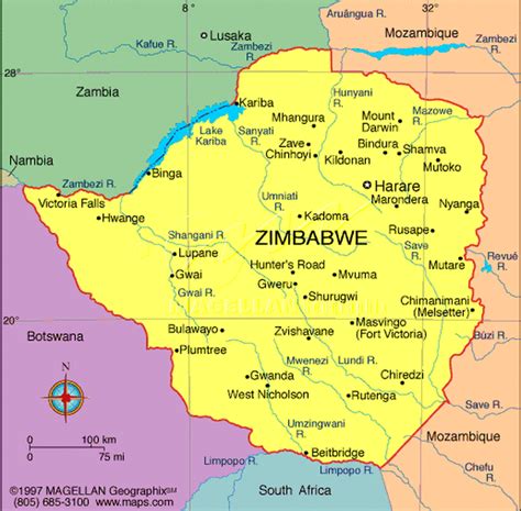 Map Great Zimbabwe