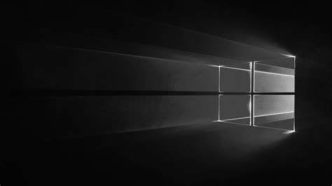 Download Black Windows 10 Hd Logo Wallpaper