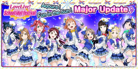 Love Live School Idol Festival New Group Aqours Takes Center Stage