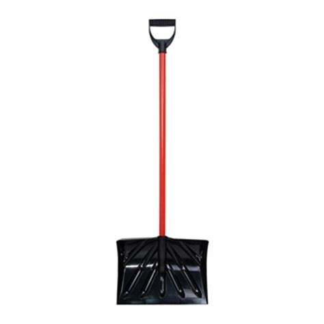 Ames True Temper Poly Combo Snow Shovel With Steel Handle 16 In