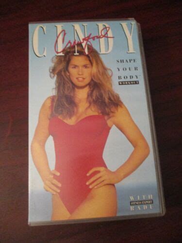 Cindy Crawford Shape Your Body Workout Exercise Vhs Video Tape New Ebay