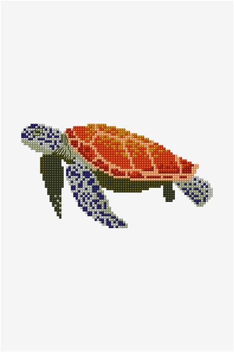 Free Printable Turtle Cross Stitch Patterns Printable Templates