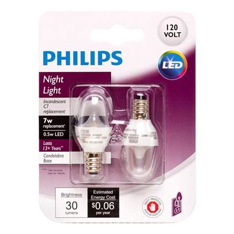 Wholesale 2pk 57w Led Night Light Bulbs Candelabra Base Glw
