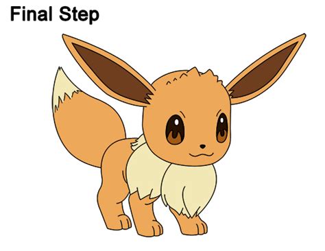 How to Draw Eevee from Pokemon