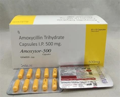 Amoxicillin 500mg Capsule At Rs 7077stripe Almox Amoxicillin
