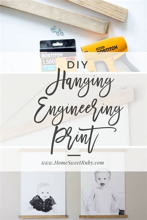 This diy engineer print frame is probably one of the easiest projects i have done and it makes such a huge statement in a. DIY Oversized Engineering Prints | Diy prints, Engineer prints, Diy wall decor