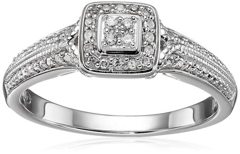 diamond friendship cushion promise ring size 7 promise rings for girlfriend promise rings