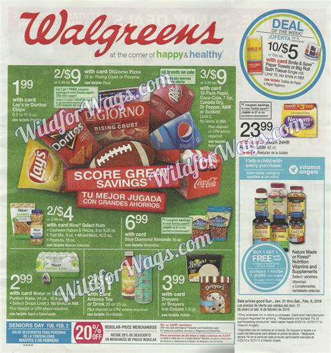 Walgreens Weekly Ad – Sneak Peek – 1/31/16