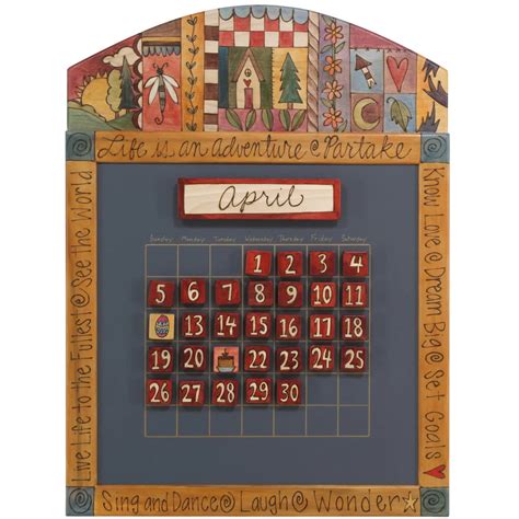 Artistic Perpetual Calendars Artisan Crafted Calendars Designer