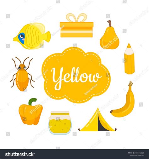 Learn The Primary Colors Yellow Different Objects In Yellow Color