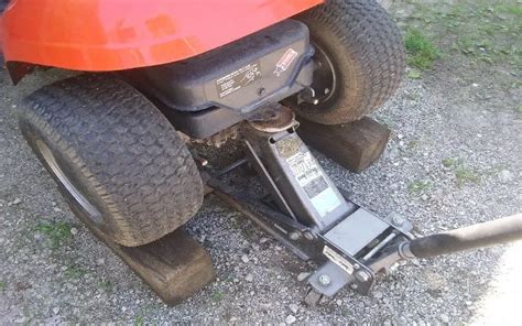 How To Jack Up A Lawn Tractor Or Mower Fallsgarden